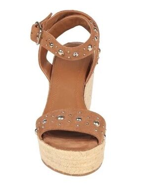 MAJE Wedge Sandals With Suede Straps size 6